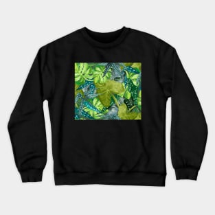 Botanical Leaves Crewneck Sweatshirt